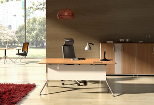 Potenza Rectangular Desk - Single Person Desk - new-office-au