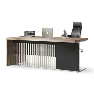 AFTAN Executive Desk with Right Mobile Return