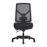 Gust Heavy Duty Ergonomic Mesh Chair front view without arms