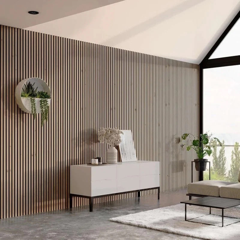 AcoustiOak Linear Feature Panel 2400mm | Acoustic Timber Slat Wall