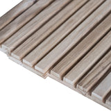 Solid Oak Slat Wall and Ceiling Cladding – 2700mm x 560mm | Indoor & Outdoor Use