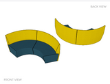 Motion Arc 2 booth seat