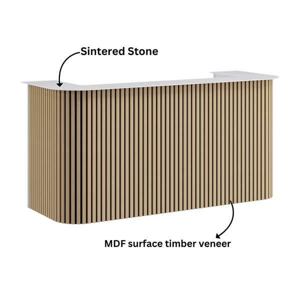 Audrey Reception Counter | Modern Commercial Front Desk