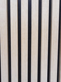 Audrey Reception Counter Oak Panel