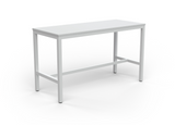 Commercial office bar leaner table with black or white frame and durable worktop