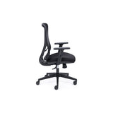 Black mesh office chair for executive desks and office spaces