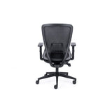 Commercial ergonomic office chair with breathable mesh back