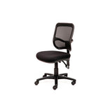 Commercial office seating with ergonomic manual adjustments