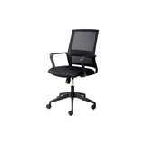 Black mesh office chair for executive and collaborative offices