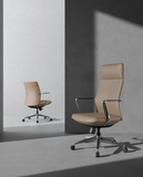 CSXpress Director High Back tan leather executive office chair for boardrooms
