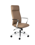 CSXpress Director High Back tan leather executive office chair for office