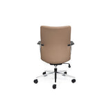 Tan leather boardroom chair for professional meeting rooms