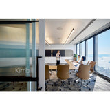 Comfortable leather office seating for executive workstations