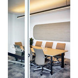 Commercial leather office chair for conference room environments