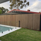 Hardwood Slat Wall & Fence Cladding – Oak Finish – 2700mm x 545mm
