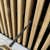 Hardwood Slat Wall & Fence Cladding – Oak Finish – 2700mm x 545mm