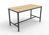 high bar table oak