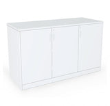 Hinged Door Credenza 900 High 1500mm wide model showing three door configuration