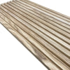 Solid Oak Slat Wall and Ceiling Cladding – 2700mm x 560mm | Indoor & Outdoor Use