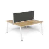 LEAN Double Inline Sided Desk 2 Person