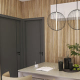 Solid Oak Slat Wall and Ceiling Cladding – 2700mm x 560mm | Indoor & Outdoor Use