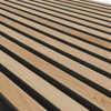 Acoustic Wood Slat Wall Panel – 240cm Oak Veneer