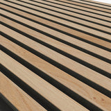 Acoustic Wood Slat Wall Panel – 240cm Oak Veneer