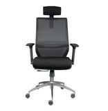 Win High Black Mesh Chair