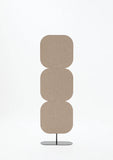 Commercial acoustic panel divider for open plan office layout and sound management