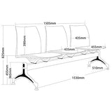 V-BEAM 3MU Beam Seating