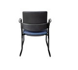 Venice Linea sled base chair with upholstered finish in reception area