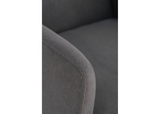 Single seater sofa chair with black steel tube frame