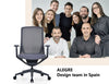 Gravity Ergonomic Office Chair - Charcoal Frame - Charcoal Mesh