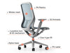 Gravity Ergonomic Office Chair - Charcoal Frame - Charcoal Mesh