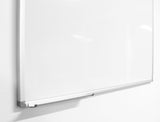 Wall-mounted Rapidline magnetic whiteboard shown in a workplace meeting area