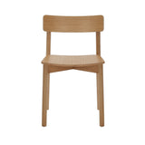 Arlo Chair American Oak side view showing timber seat profile