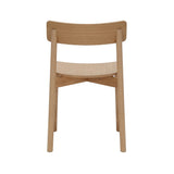 Arlo Chair American Oak detail view of natural oak construction