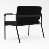 Endura Max Bariatric Chair side view showing steel four-leg frame
