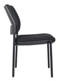 Endura Visitor Chair side view showing four-leg steel frame