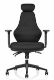 Ergora High Back Posture Chair angled view showing high back and headrest