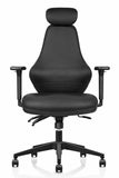 Ergora High Back Posture Chair detail view showing ergonomic back and seat