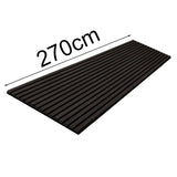 Acoustic Timber Wall Panel – Black Veneer – 2700mm