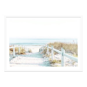 Ocean Pathways Framed Print 120cm x 86cm