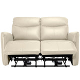 Presley Electric Recliner Cream 2 Seater Sofa