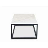 Byron White Faux Marble Coffee Table