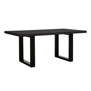 Apollo Black 1800 Black Polished Concrete Dining Table 