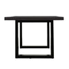 Apollo Black 1800 Black Polished Concrete Dining Table 