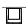 Apollo Black & Concrete Dining Table