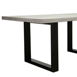 Apollo Black 2100 Polished Concrete Dining Table