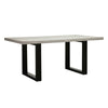 Apollo Black & Concrete Dining Table